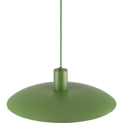 Candeeiro suspenso ASTRA 1xE27/15W/230V diâmetro 41 cm verde