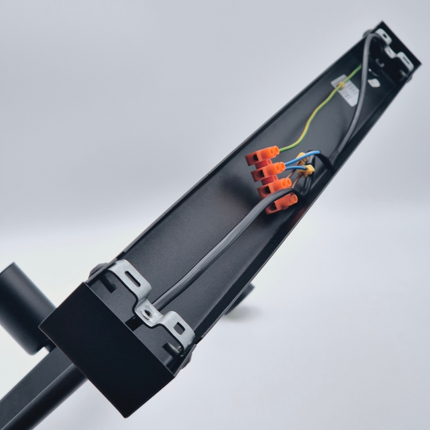 Candeeiro suspenso ASTRID 8xE27/60W/230V preto