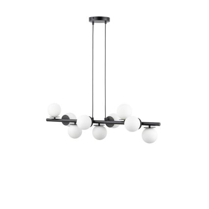 Candeeiro suspenso AVOLA 9xG9/12W/230V preto
