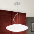 Candeeiro suspenso BLANC 2xE27/60W/230V diâmetro 49 cm cromado mate