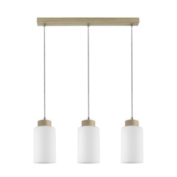 Candeeiro suspenso BOSCO 3xE27/60W/230V carvalho