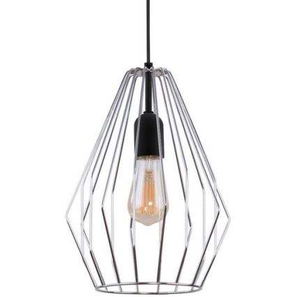 Candeeiro suspenso BRYLANT 1xE27/60W/230V cromado brilhante