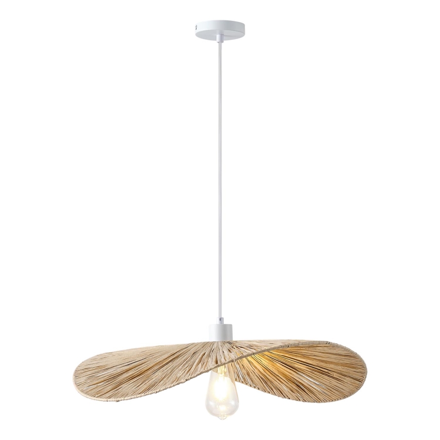 Candeeiro suspenso CALYPSO 1xE27/15W/230V diâmetro 55 cm bambu