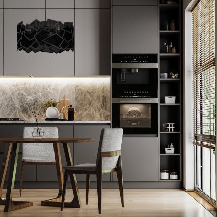 Candeeiro suspenso CAMO 3xE27/15W/230V preto