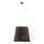 Candeeiro suspenso CANNUCIA 1xE27/15W/230V castanho