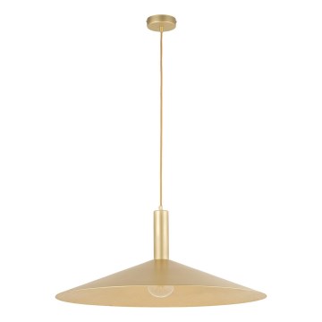 Candeeiro suspenso CAPRI 1xE27/15W/230V diâmetro 70 cm dourado