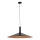 Candeeiro suspenso CAPRI 1xE27/15W/230V diâmetro 70 cm preto/cobre