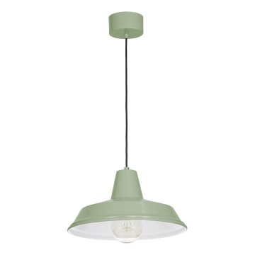 Candeeiro suspenso CLASS 1xE27/15W/230V verde