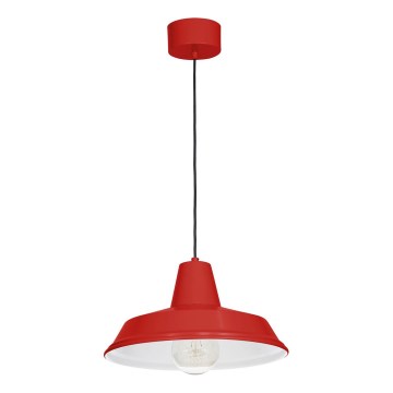 Candeeiro suspenso CLASS 1xE27/15W/230V vermelho