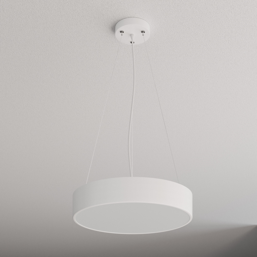 Candeeiro suspenso CLEO 3xE27/24W/230V diâmetro 40 cm branco