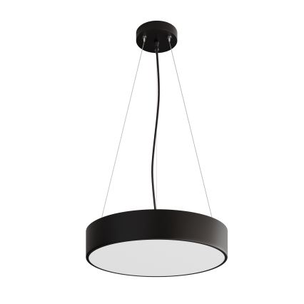 Candeeiro suspenso CLEO 3xE27/24W/230V diâmetro 40 cm preto