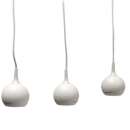 Candeeiro suspenso COLM 3xGU10/30W/230V branco