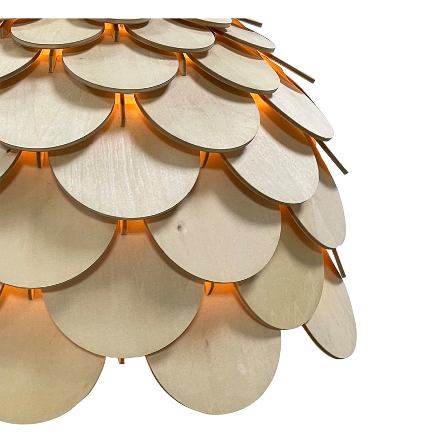 Candeeiro suspenso com cabo BURGO 1xE27/60W/230V diâmetro 35 cm
