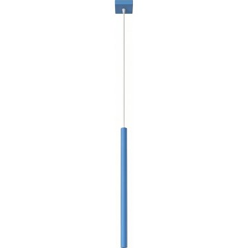 Candeeiro suspenso com cabo PASTELO 1xG9/8W/230V azul