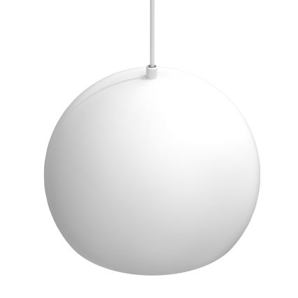 Candeeiro suspenso com cabo SOOL 1xE27/15W/230V Ø 27 cm branco