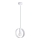Candeeiro suspenso com cabo TITRAN 1xE27/60W/230V branco