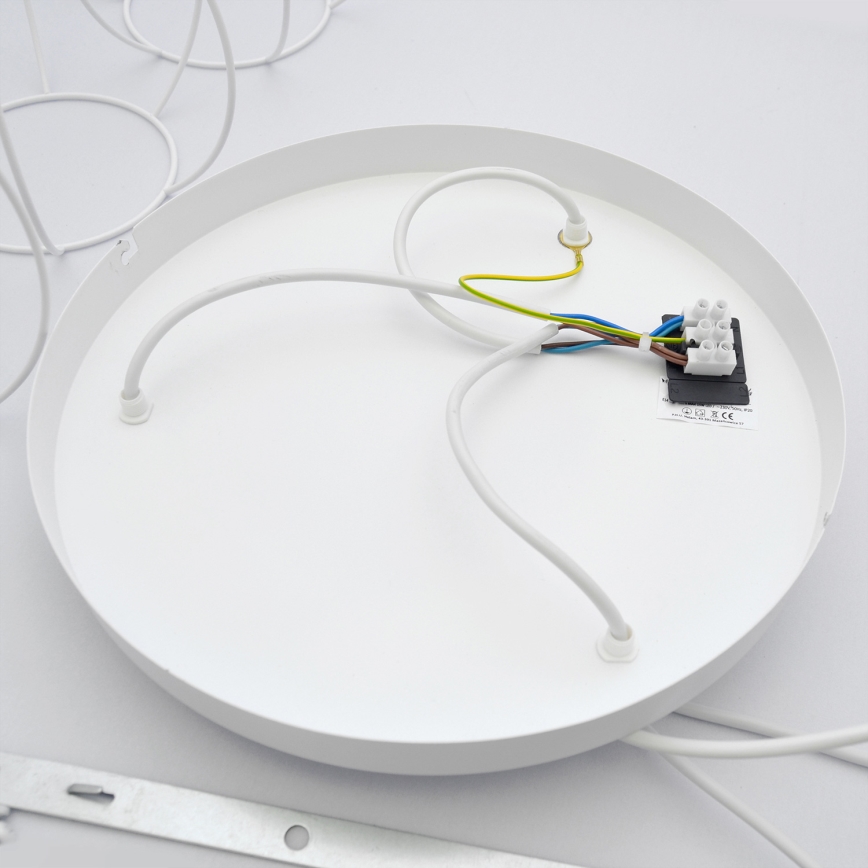 Candeeiro suspenso de criança STARS 3xE27/15W/230V amarelo/branco