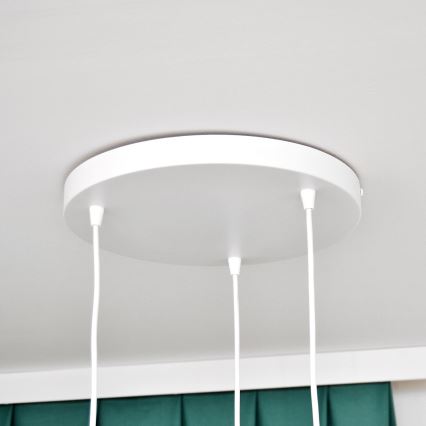 Candeeiro suspenso de criança STARS 3xE27/15W/230V azul/rosa/amarelo