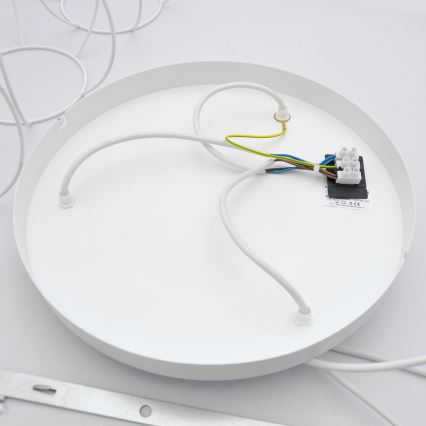 Candeeiro suspenso de criança STARS 3xE27/15W/230V turquesa/branco