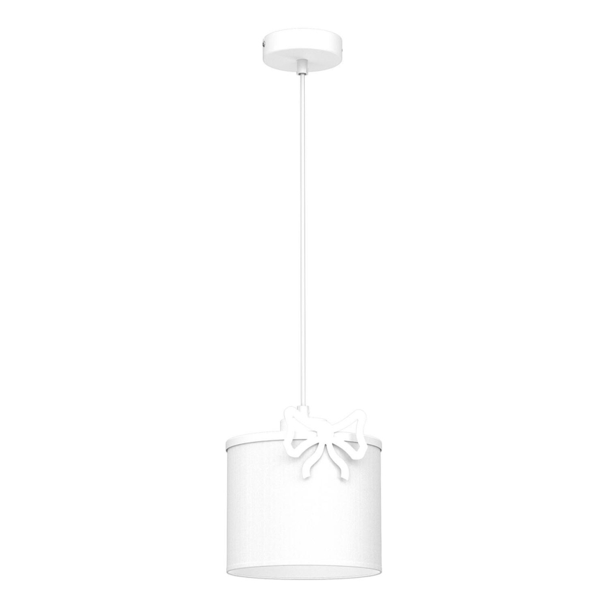 Candeeiro suspenso de criança SWEET 1xE27/15W/230V branco/arco
