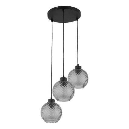 Candeeiro suspenso DEVON 3xE27/15W/230V