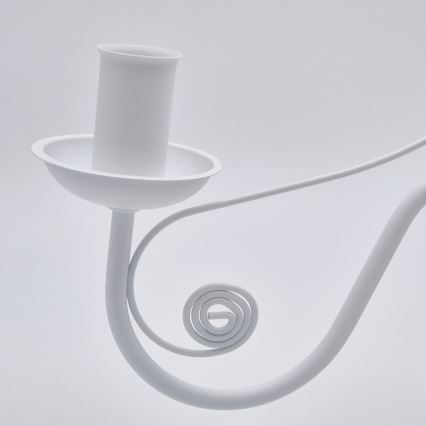 Candeeiro suspenso DONATO 3xE14/40W/230V branco