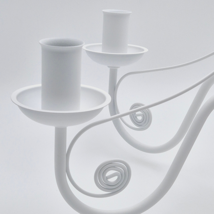 Candeeiro suspenso DONATO 6xE14/40W/230V branco