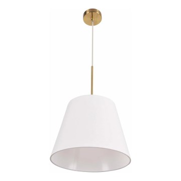 Candeeiro suspenso ELENA 1xE27/20W/230V branco