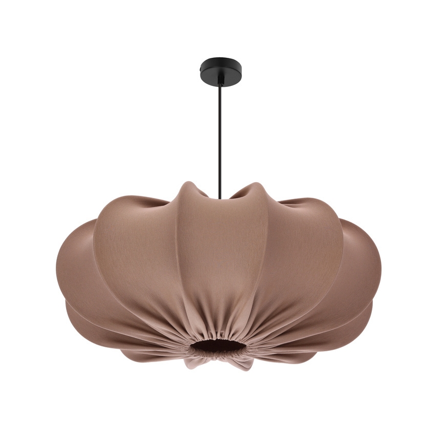 Candeeiro suspenso em cabo CAFEE 1xE27/40W/230V Ø 52 cm castanho