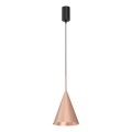 Candeeiro suspenso em cabo CAPITAL 1xGX53/15W/230V Ø 17 cm ouro rosa