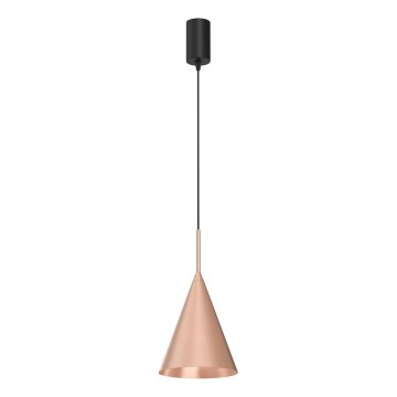 Candeeiro suspenso em cabo CAPITAL 1xGX53/15W/230V Ø 17 cm ouro rosa