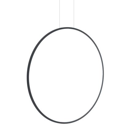 Candeeiro suspenso em cabo LED SATURNO LED/46W/230V Ø 80 cm IP44 preto