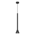 Candeeiro suspenso em cabo MAZZO 1xGU10/8W/230V preto