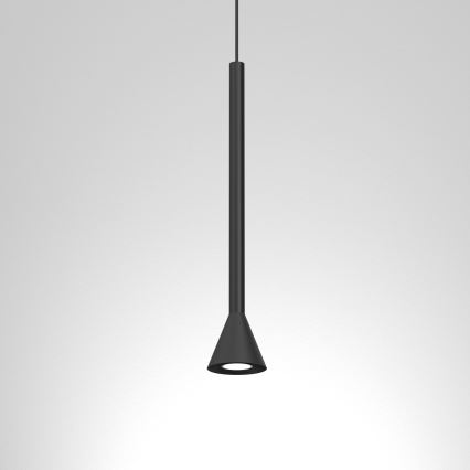 Candeeiro suspenso em cabo MAZZO 1xGU10/8W/230V preto