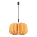 Candeeiro suspenso em cabo MULA 1xE27/15W/230V, diâmetro 45 cm, amarelo