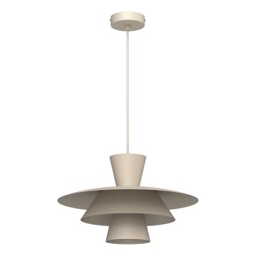 Candeeiro suspenso em cabo PLATO 1xE27/15W/230V bege