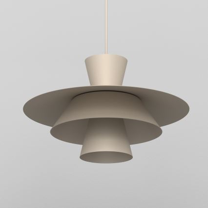 Candeeiro suspenso em cabo PLATO 1xE27/15W/230V bege