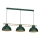 Candeeiro suspenso ESTATE 3xE27/15W/230V verde