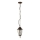 Candeeiro suspenso exterior ARRAIA 1xE27/15W/230V IP44 bronze pátina