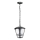 Candeeiro suspenso exterior TEVIO 1xE27/60W/230V IP54 preto