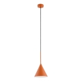 Candeeiro suspenso FABO 1xE27/15W/230V cobre