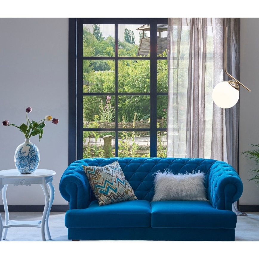 Candeeiro suspenso FIRA 1xE27/60W/230V dourado