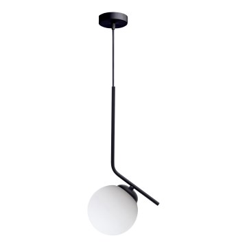 Candeeiro suspenso FIRA 1xE27/60W/230V preto