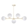 Candeeiro suspenso FIRA 5xE27/60W/230V dourado