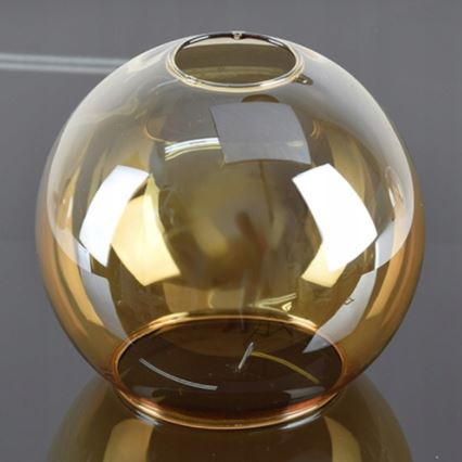 Candeeiro suspenso FLEX 3xE27/60W/230V preto/fumado bege