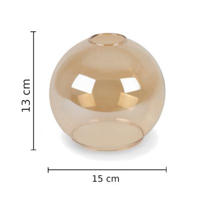 Candeeiro suspenso FLEX 3xE27/60W/230V preto/fumado bege