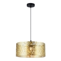 Candeeiro suspenso FLORESCER 1xE27/15W/230V dourado
