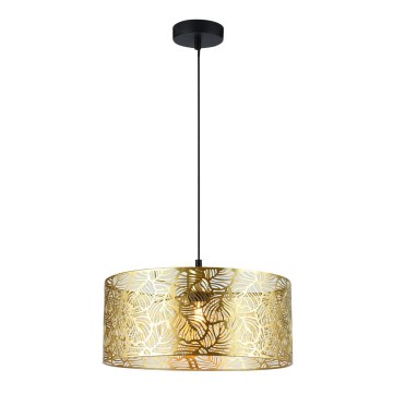 Candeeiro suspenso FLORESCER 1xE27/15W/230V dourado