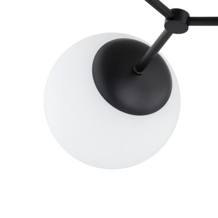 Candeeiro suspenso FOTON 4xE14/10W/230V preto