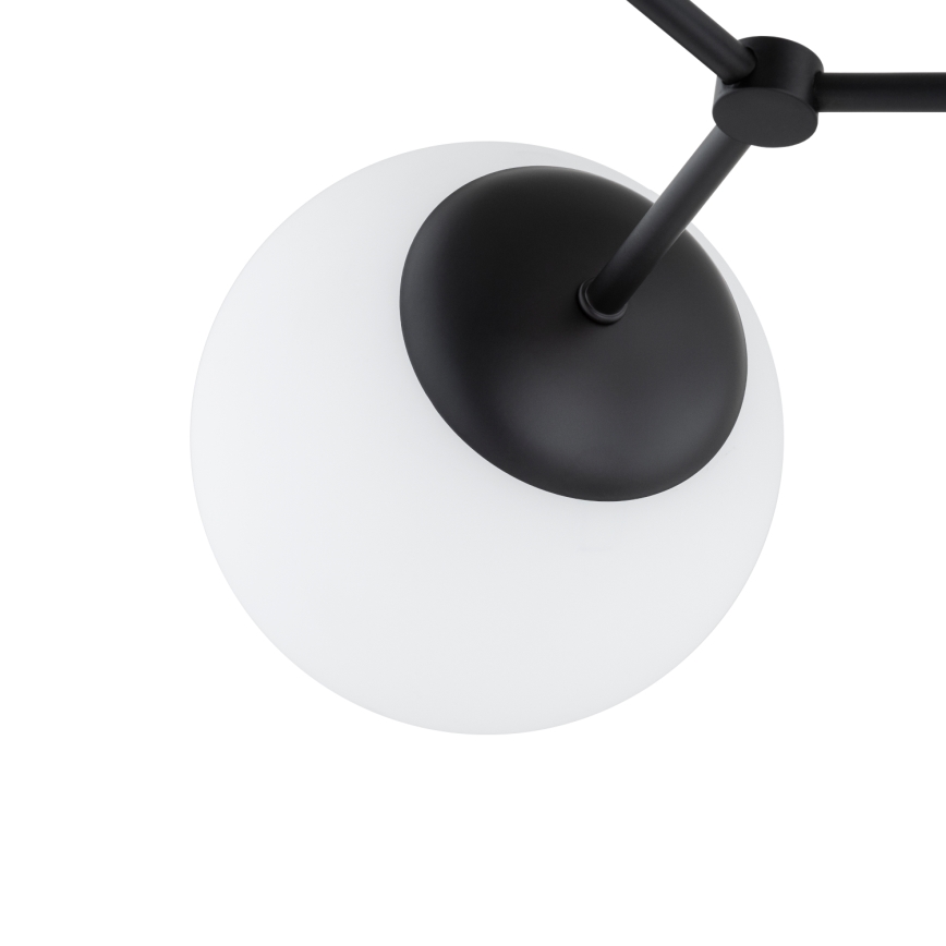 Candeeiro suspenso FOTON 4xE14/10W/230V preto